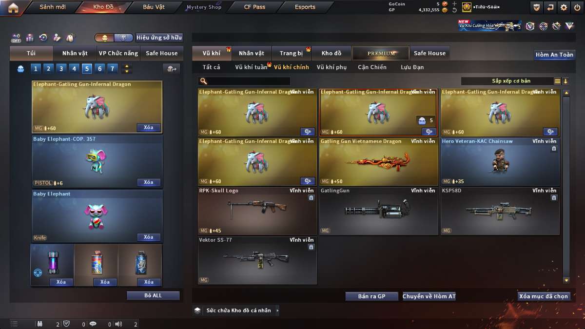 shop acc cf uy tin gia re